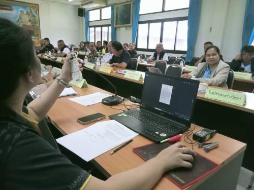 สพอ.นาจะหลวย ร่วมประชุมประจำเดือน กำนัน-ผู้ใหญ่บ้านฯ ประจำเดือนพฤษภาคม 2569